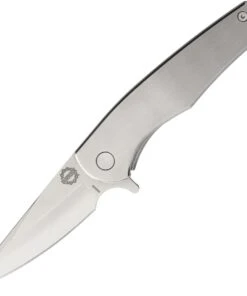 Burnside Knives Burnside Strauss, 3.2" D2 Plain Blade, Titanium Handle