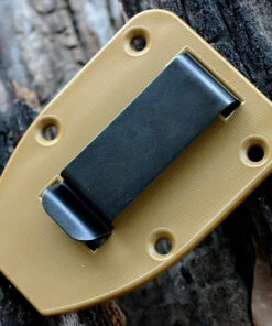 ESEE Knives ESEE 3P-MB Plain Edge, Coyote Brown Molded Sheath w/ Black MOLLE Back -Knifeworks Sales Store brown clip plate 3 58638.1566589541