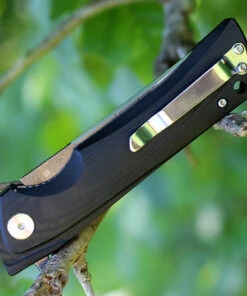 Bestech Paladin BG13A-2, 3.54" D2 Steel Black/Satin Plain Blade, Black G-10 Handle -Knifeworks Sales Store btbg13a2.3 42024.1566585987