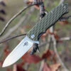 Bestech G02C Grampus, 3.5" D2 Plain Blade, Army Green G-10 Handle