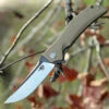 Bestech G05C2 Scimitar, 3.75" D2 Plain Blade, Beige G-10 Handle