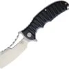 Bestech G12A Hornet, 3.5" D2 Plain Blade, Black G-10 Handle