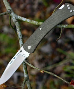 Buck Knives Buck 110ODS4 Slim Knife Pro, 3.75" S30V Plain Blade, OD Green Micarta Handle