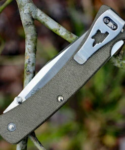 Buck Knives Buck 110ODS4 Slim Knife Pro, 3.75" S30V Plain Blade, OD Green Micarta Handle -Knifeworks Sales Store bu110ods4.4 34448.1566586285