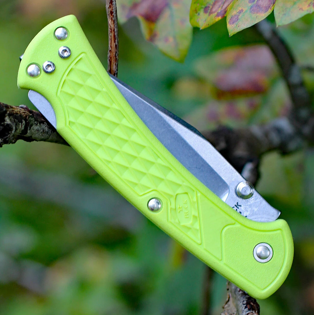 Buck Knives Buck 112 Slim Ranger Select Lock Back, 2.88" 420HC Plain Blade, Green Handle 3 Buck Knives Buck 112 Slim Ranger Select Lock Back, 2.88" 420HC Plain Blade, Green Handle - Image 3