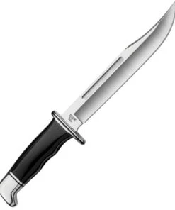 Buck Knives Buck 120BKS General, 7.3" 420HC Plain Blade, Black Phenolic Handle