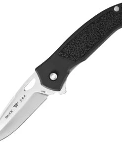 Buck Knives Buck 294BKS Momentum A/O, 3.2" S30V Plain Blade, Black Anodized Aluminum Handle