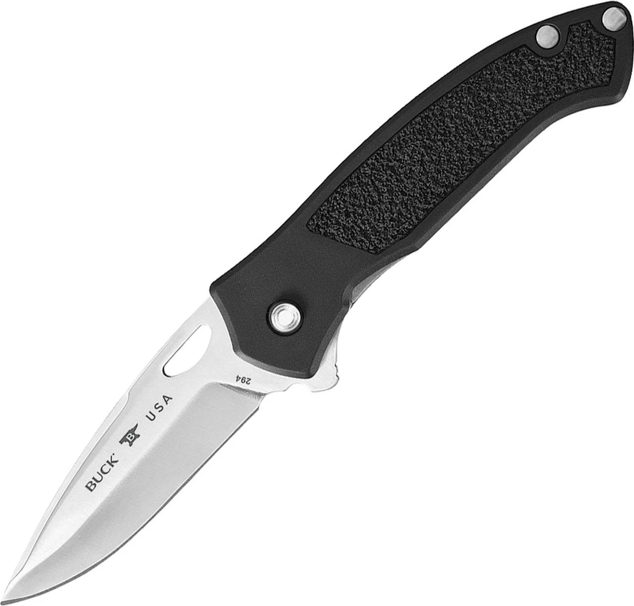 Buck Knives Buck 294BKS Momentum A/O, 3.2" S30V Plain Blade, Black Anodized Aluminum Handle 1 Buck Knives Buck 294BKS Momentum A/O, 3.2" S30V Plain Blade, Black Anodized Aluminum Handle
