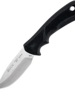 Buck Knives Buck 684BKS BuckLite Max II, 3.25" 420HC Plain Blade, Black Rubber Handle