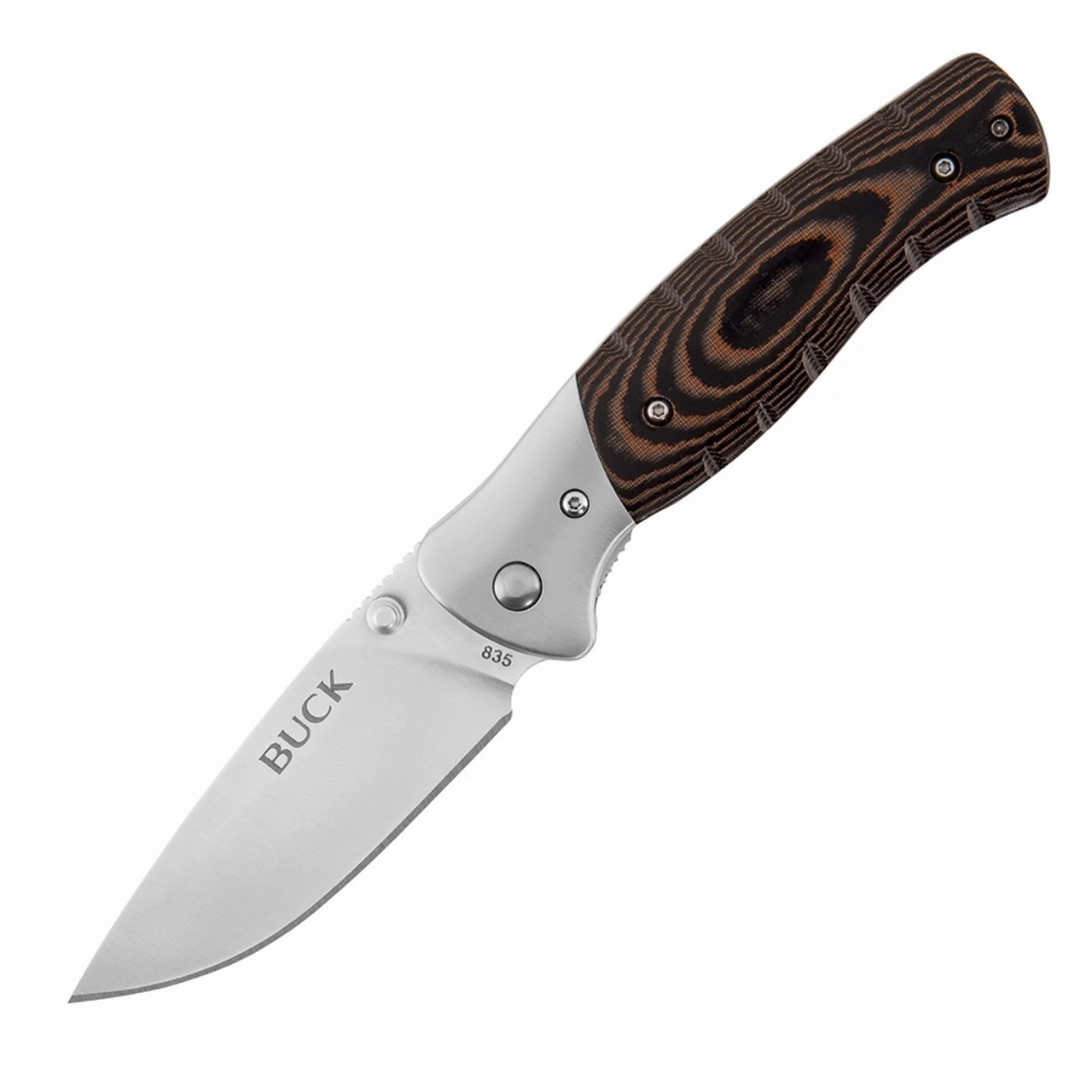 Buck Knives Buck 835BRS Small Selkirk, 3.25" 420HC Plain Blade, Brown/Black Micarta Handle 1 Buck Knives Buck 835BRS Small Selkirk, 3.25" 420HC Plain Blade, Brown/Black Micarta Handle