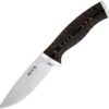 Buck Knives Buck 853BRS Small Selkirk, 4" 420HC Plain Blade, Black/Brown Micarta Handle