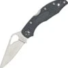Byrd Knives BYRD BY04PGY2 Meadowlark 2, 2.875" 8Cr13MoV Plain Blade, Gray FRN Handle
