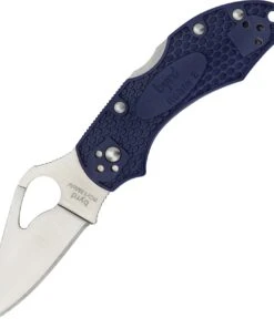 Byrd Knives BYRD BY10PBL2 ROBIN 2, 2.4" 8Cr13MoV Plain Blade, Blue FRN Handle