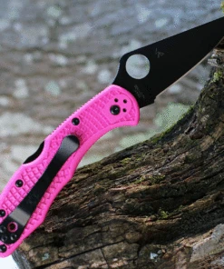 Spyderco Knives Spyderco Delica 4 FRN Pink C11FPPNS30VBK, 2.90" CPM S30V Black Plain Blade, Pink FRN Handle -Knifeworks Sales Store c11fppns30vbk 50211.1644417101