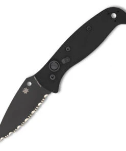 Spyderco Knives Spyderco Autonomy 2 Automatic Black G-10 (3.5" LC200N Black Serr)