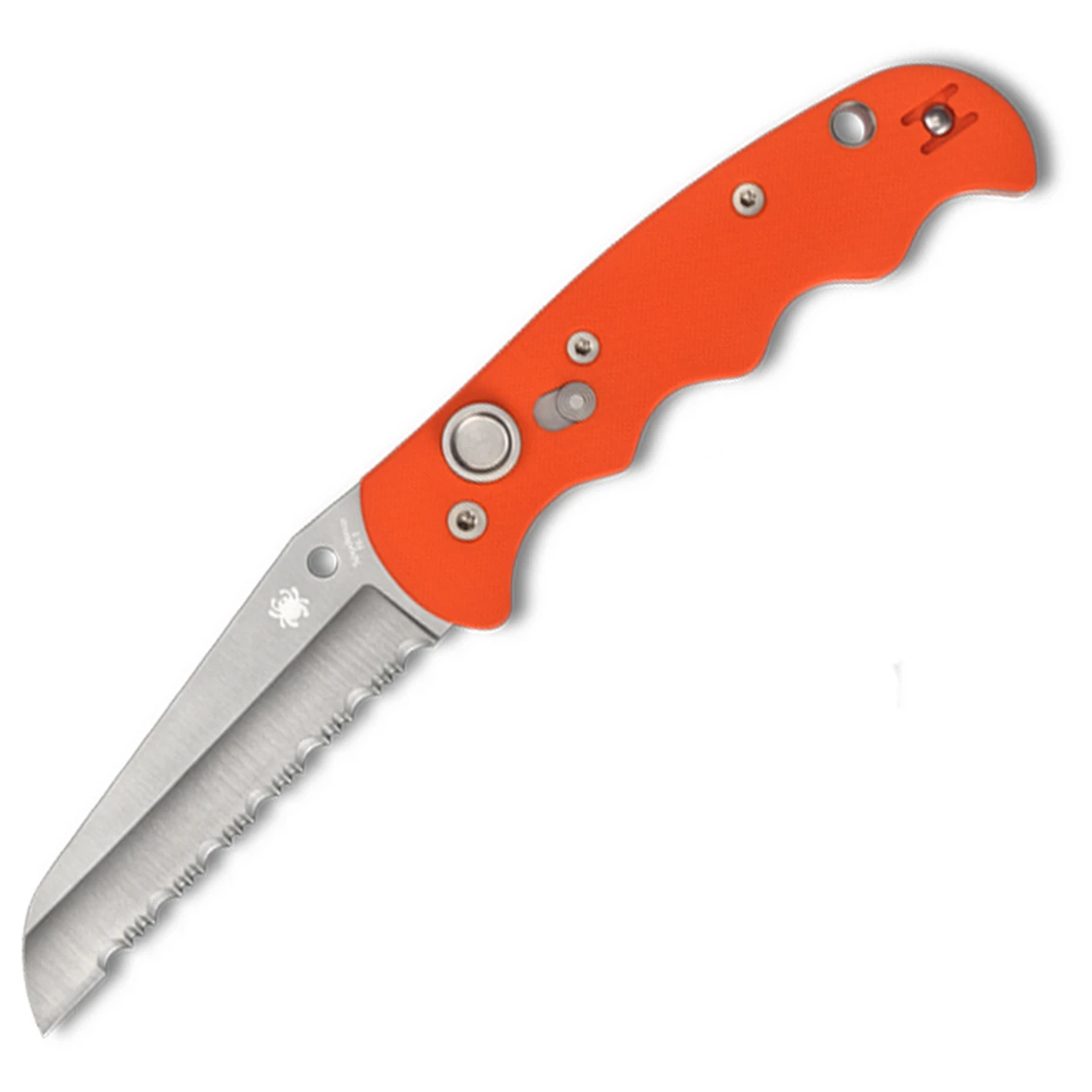 Spyderco Knives Spyderco Autonomy Automatic Orange G-10 (3.7" H-1 Serr) C165GSOR 1 Spyderco Knives Spyderco Autonomy Automatic Orange G-10 (3.7" H-1 Serr) C165GSOR