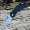 Spyderco Knives Spyderco Para Military 3 G-10 Black C223GS, 2.95 in. CPM S30V Serrated Blade