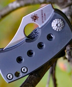 Spyderco Knives Spyderco MCBEE C236TIP, 1.52" CTS-XHP Steel Plain Blade, Titanium Handle -Knifeworks Sales Store c236tip.1 64615.1566586081