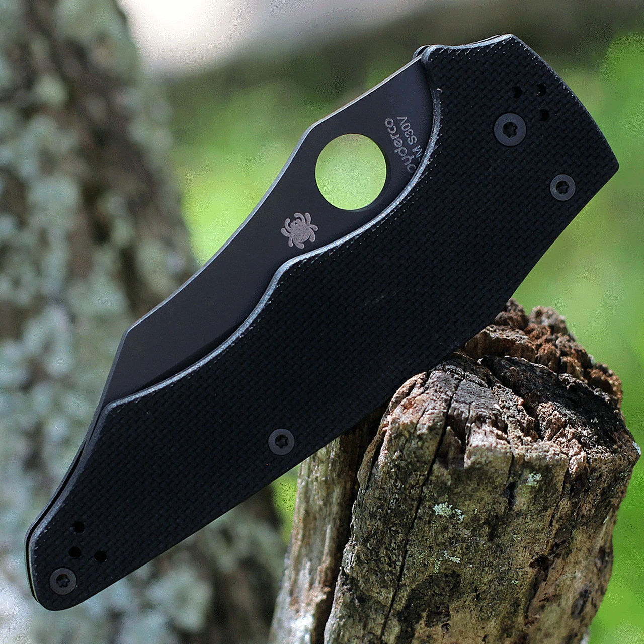 Spyderco Knives Spyderco Yojumbo - Blk G10 (4" CPM S30V Blk Wharncliffe) C253GPBBK 4 Spyderco Knives Spyderco Yojumbo - Blk G10 (4" CPM S30V Blk Wharncliffe) C253GPBBK - Image 4
