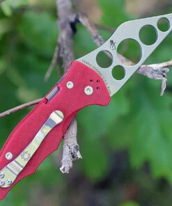Spyderco Knives Spyderco Yojimbo 2 Trainer C85TR2, 3.125" CTS-BD1 Stonewash, Red G-10 Handle -Knifeworks Sales Store c85tr2.1 16832.1566585947