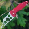 Spyderco Knives Spyderco Yojimbo 2 Trainer C85TR2, 3.125" CTS-BD1 Stonewash, Red G-10 Handle