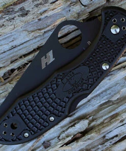 Spyderco Knives Spyderco Salt 2 All Black Lightweight C88SBBK2, 3.0" H-1 Black Serrated Blade, FRN Handle -Knifeworks Sales Store c88sbbk2.4 65337.1566585893