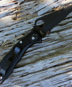Spyderco Knives Spyderco Salt 2 All Black Lightweight C88SBBK2, 3.0" H-1 Black Serrated Blade, FRN Handle -Knifeworks Sales Store c88sbbk2 85716.1566585892
