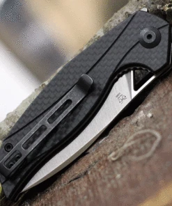 CIVIVI Knives CIVIVI Anthropos C903C, 3.25" D2 Satin Drop Point Blade, Black G-10 Handle w/ Carbon Fiber Overlay 7 CIVIVI Knives CIVIVI Anthropos C903C, 3.25" D2 Satin Drop Point Blade, Black G-10 Handle w/ Carbon Fiber Overlay -Knifeworks Sales Store c903c.2 02452.1627574328