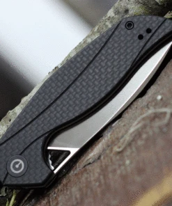 CIVIVI Knives CIVIVI Anthropos C903C, 3.25" D2 Satin Drop Point Blade, Black G-10 Handle w/ Carbon Fiber Overlay 6 CIVIVI Knives CIVIVI Anthropos C903C, 3.25" D2 Satin Drop Point Blade, Black G-10 Handle w/ Carbon Fiber Overlay -Knifeworks Sales Store c903c.3 99749.1627574329