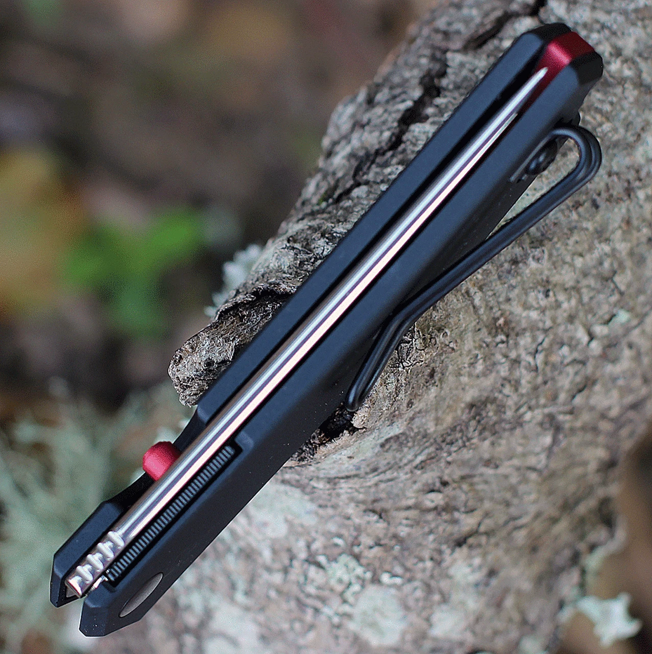 GiantMouse Giant Mouse Ace Clyde-Black-Alu, 3.0" N690 Steel Satin Plain Blade, Black Aluminum Handle 5 GiantMouse Giant Mouse Ace Clyde-Black-Alu, 3.0" N690 Steel Satin Plain Blade, Black Aluminum Handle - Image 5