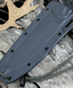 ESEE Knives Hoffman, CM-6-TG-B, Tactical Gray Plain Edge Blade, Black G-10 Handle, Black Kydex Sheath and Clip Plate 6 ESEE Knives Hoffman, CM-6-TG-B, Tactical Gray Plain Edge Blade, Black G-10 Handle, Black Kydex Sheath and Clip Plate -Knifeworks Sales Store cm6tgsheath 27684.1566589444
