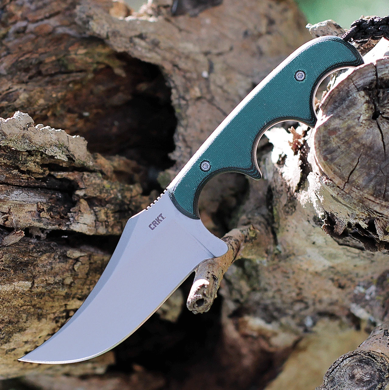 CRKT Minimalist Persian Neck Knife - Green Resin Fiber (2.76" 8Cr13MoV Bead Blast) 2379 1 CRKT Minimalist Persian Neck Knife - Green Resin Fiber (2.76" 8Cr13MoV Bead Blast) 2379