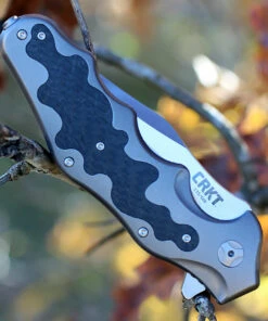 CRKT Ken Onion Motley Flipper K210CFXP, 3.875" Sleipner Plain Blade, Titanium Carbon Fiber Inlays Handle-Limited to 500 -Knifeworks Sales Store crktk210cfxp.3 57868.1566586134