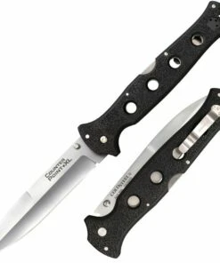 Cold Steel 10AA Counter Point XL, 6" AUS-10A Plain Blade, Black Griv-Ex Handle
