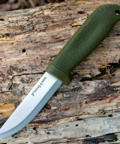 Cold Steel 20NPK Finn Hawk, 4" 4116 Plain Blade, Green TPR Handle