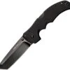 Cold Steel 27BT Recon 1 Tanto, 4" S35VN Plain Blade, Black G-10 Handle