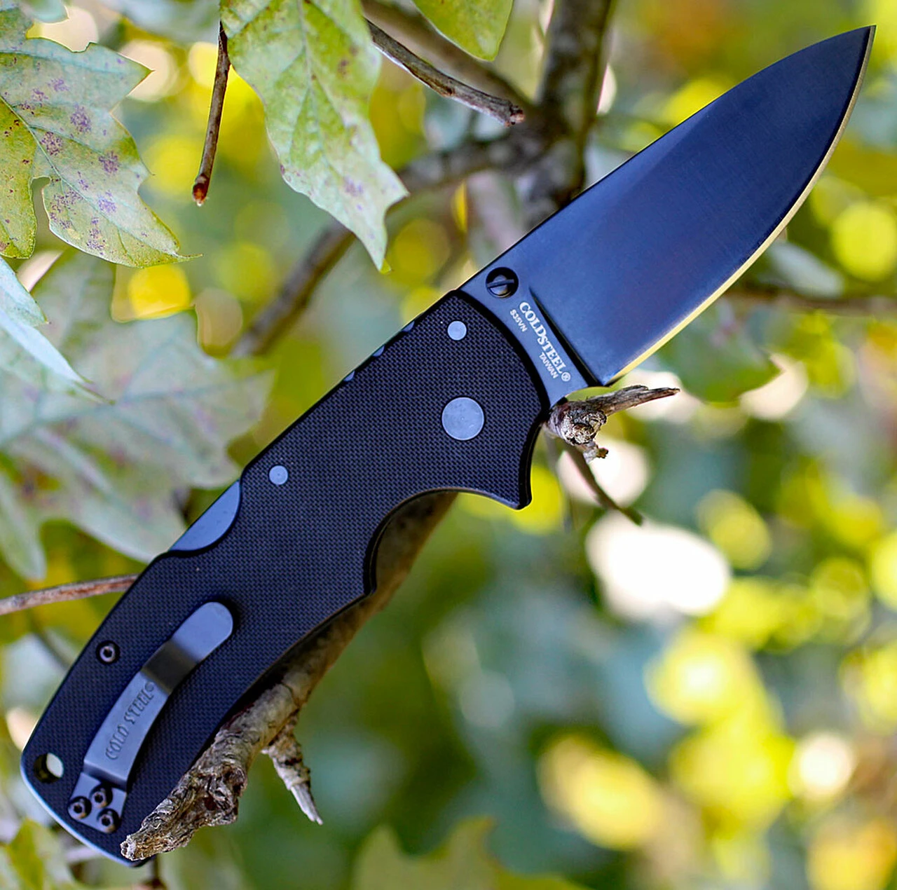 Cold Steel American Lawman 58B, 3.5" S35VN Black Plain Blade, G-10 Handle 2 Cold Steel American Lawman 58B, 3.5" S35VN Black Plain Blade, G-10 Handle - Image 2