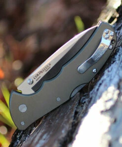 Cold Steel 58PS Code 4-Spear Point, 3.5" S35VN Plain Blade, Gray Aluminum Handle -Knifeworks Sales Store cs58ps.2 23396.1566586054