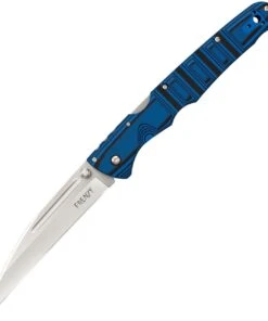 Cold Steel 62P2A Frenzy II, 5.5" S35VN Plain Blade Blue/Black G-10 Handle
