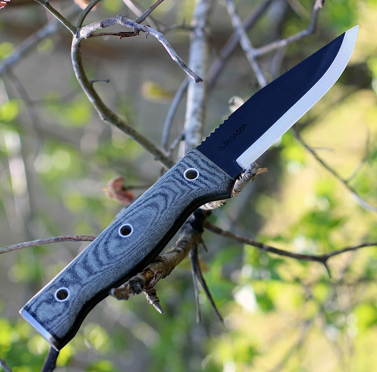Condor CTK246-4.5HC Final Frontier, 4 1/2" 1075 Cabon Steel Black Blade, Micarta Handle 2 Condor CTK246-4.5HC Final Frontier, 4 1/2" 1075 Cabon Steel Black Blade, Micarta Handle - Image 2
