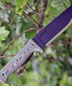 Condor 25755HC Crotalus, 5.5" 1075 Plain Black Blade, Gray Micarta Handle -Knifeworks Sales Store ctk257 5.1 94337.1566585976