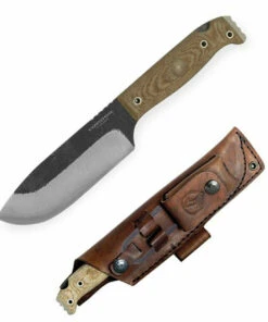 Condor Selknam Knife CTK3921-5.1HC, 5.1 in. 1075 High Carbon Steel, Micarta Handle