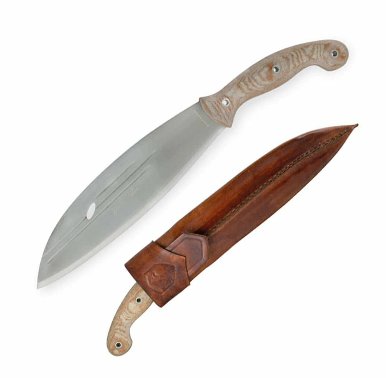 Condor Primitive Bush Mondo Knife CTK3924-9.9, 9.9 in. 1075 High Carbon Steel, Micarta Handle 2 Condor Primitive Bush Mondo Knife CTK3924-9.9, 9.9 in. 1075 High Carbon Steel, Micarta Handle - Image 2