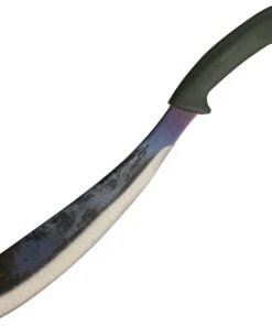 Condor 42313HC Bushcraft Parang Machete, 13" 1075 Plain Blade, Olive Green Polypropylene Handle