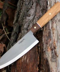 Condor Kondoru Santoku Knife CTK5000-6.5, 6.5 in. 1095 High Carbon Steel, Hickory & Walnut Handle