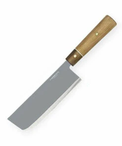 Condor Kondoru Nakkiri Knife CTK5001-7.0 , 7.0 in. 1095 High Carbon Steel, Hickory & Walnut Handle