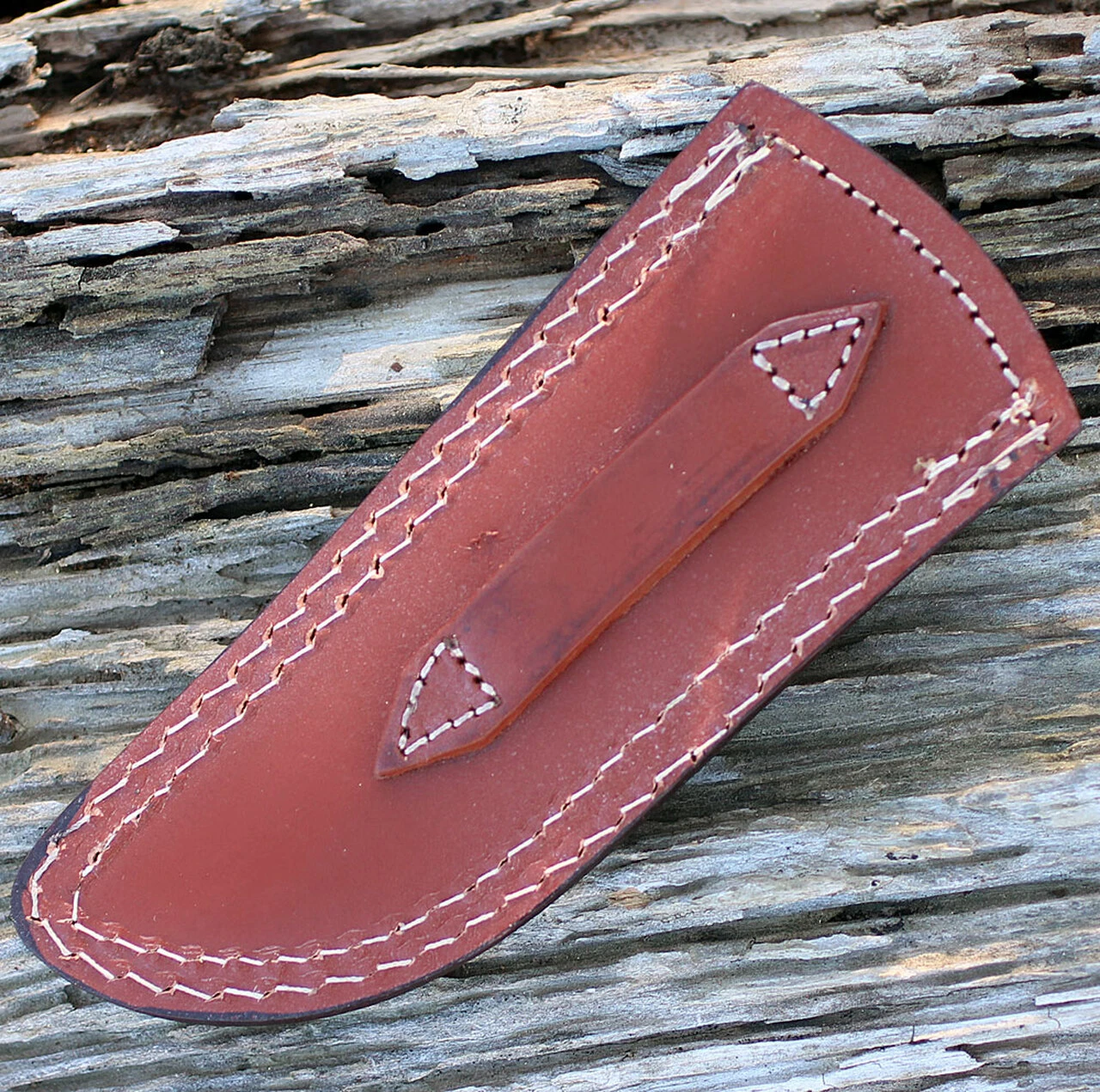 Damascus Blade Knife Damascus 1072 The Wedge Fixed Blade, 4" Damascus Plain Blade, Black Buffalo Horn Handle 3 Damascus Blade Knife Damascus 1072 The Wedge Fixed Blade, 4" Damascus Plain Blade, Black Buffalo Horn Handle - Image 3