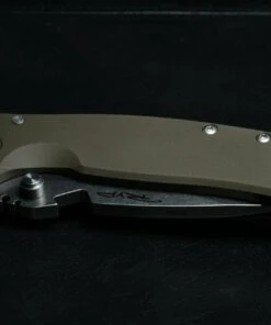 DPx HEST/F Urban Titanium Bronze Framelock, 2.9" CPM S35VN Plain Blade, DPXHSF033