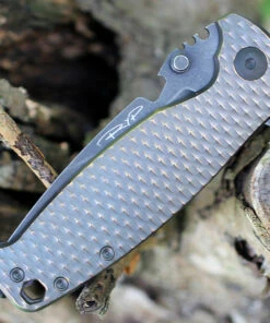 DPx Gear H.E.S.T/F 3.0 3D Ti Flipper DPXHSF015, 3.15" M390 Black Stonewashed Plain Blade, 3D Bronze Tianium Handle -Knifeworks Sales Store dpxhsf015 03799.1595256518