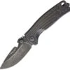 DPx HEST/F Urban Titanium Black Framelock, 2.9" CPM S35VN Plain Blade, Flag, DPXHSF032
